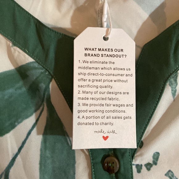 New with tags size large dress by made with love Silky comfortable - Picture 4 of 8